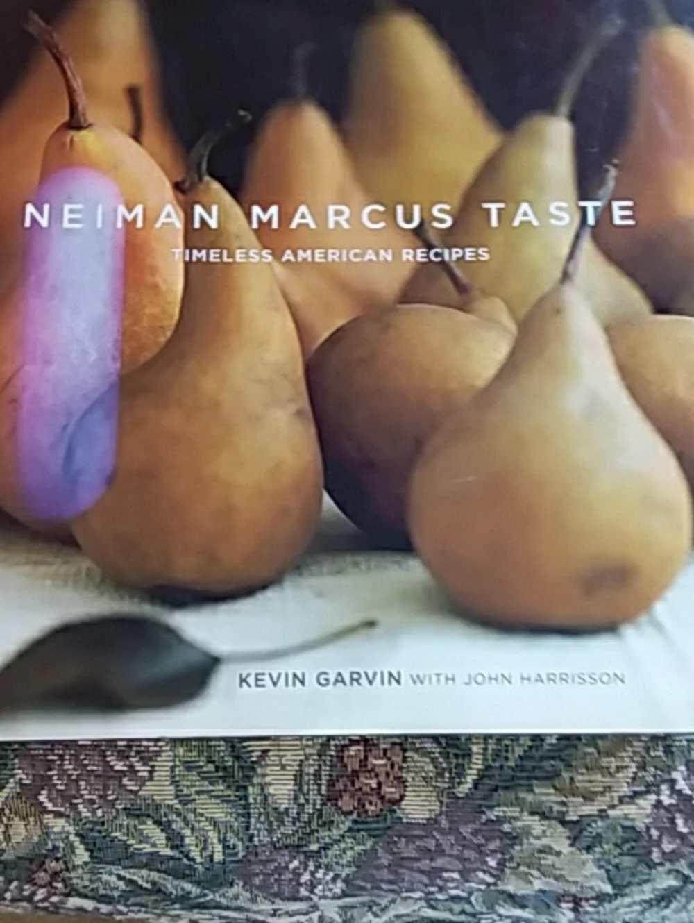 Neiman Marcus Taste Cookbook - Brown Pears Cover